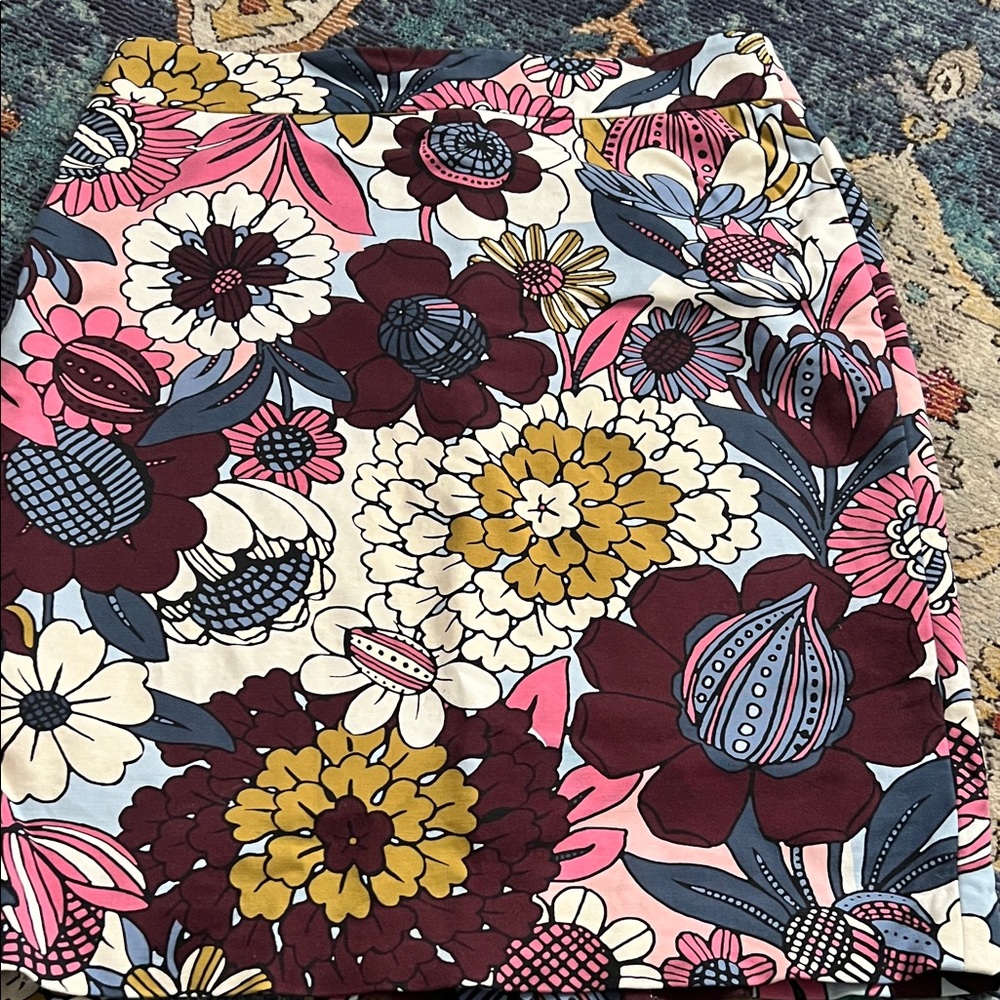 Ann Taylor-Floral Women's Skirt - Multicolor
